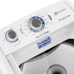 Lavadora de Roupas Electrolux 9kg LED09 com Vidro Temperado e Ciclo Edredom - Branca