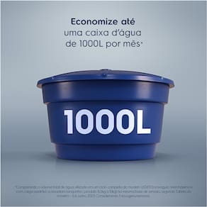 Lavadora de Roupas Electrolux 9kg LED09 com Vidro Temperado e Ciclo Edredom - Branca