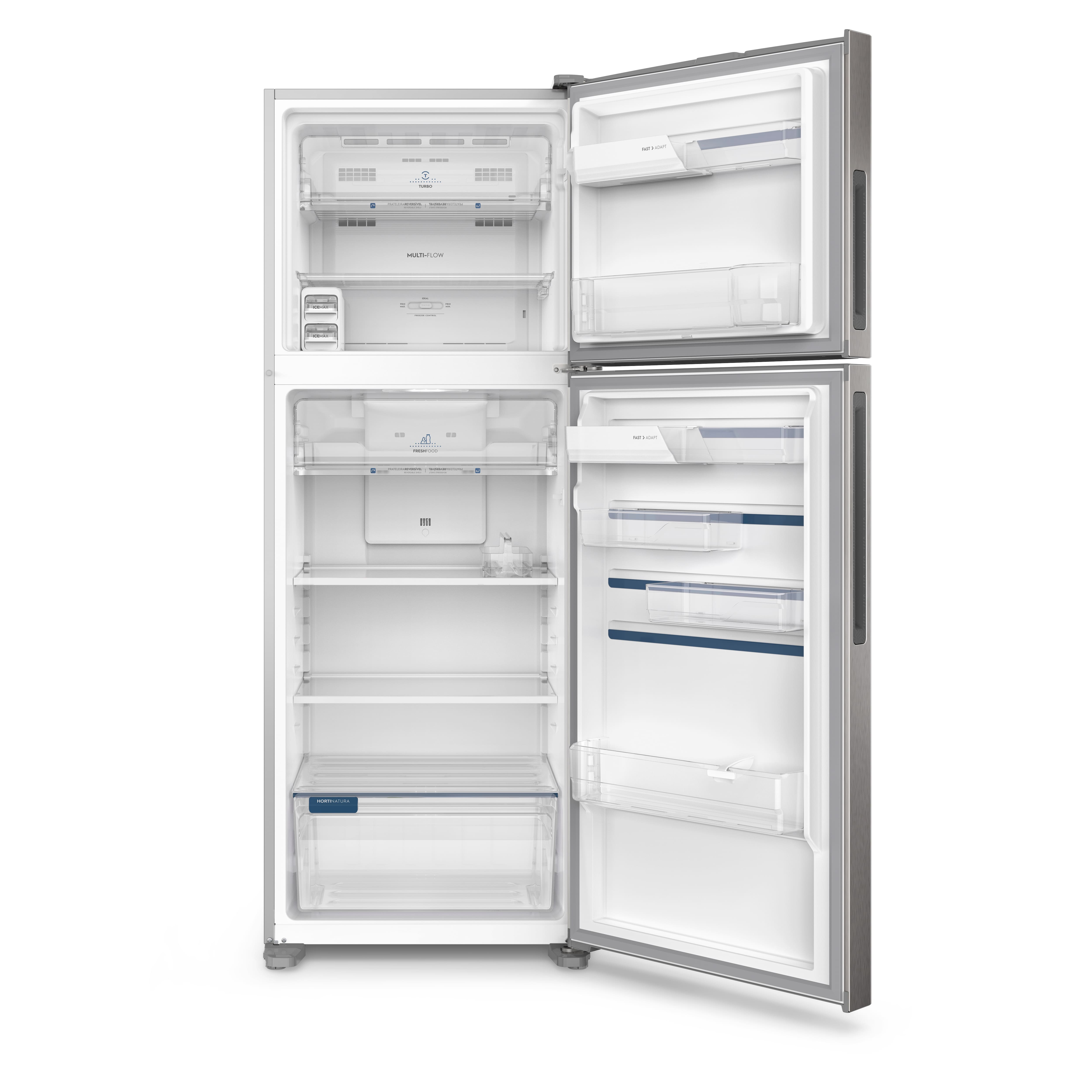 Geladeira Electrolux Frost Free Inverter 480L IT70S Efficient AutoSense Duplex Inox Look Bivolt - 3