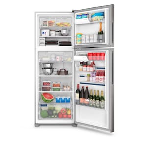 Geladeira Electrolux Frost Free Inverter 480L IT70S Efficient AutoSense Duplex Inox Look Bivolt