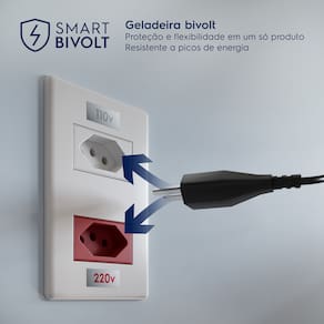 Geladeira Electrolux Frost Free Inverter 480L IT70B Efficient AutoSense Duplex Black Inox Look Bivolt