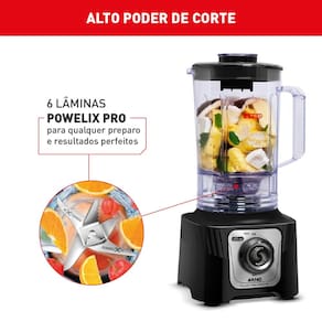 Liquidificador Arno Power Max LN65 Comfort Control 15 Velocidades 1400W - Preto