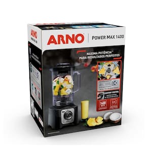 Liquidificador Arno Power Max LN65 Comfort Control 15 Velocidades 1400W - Preto