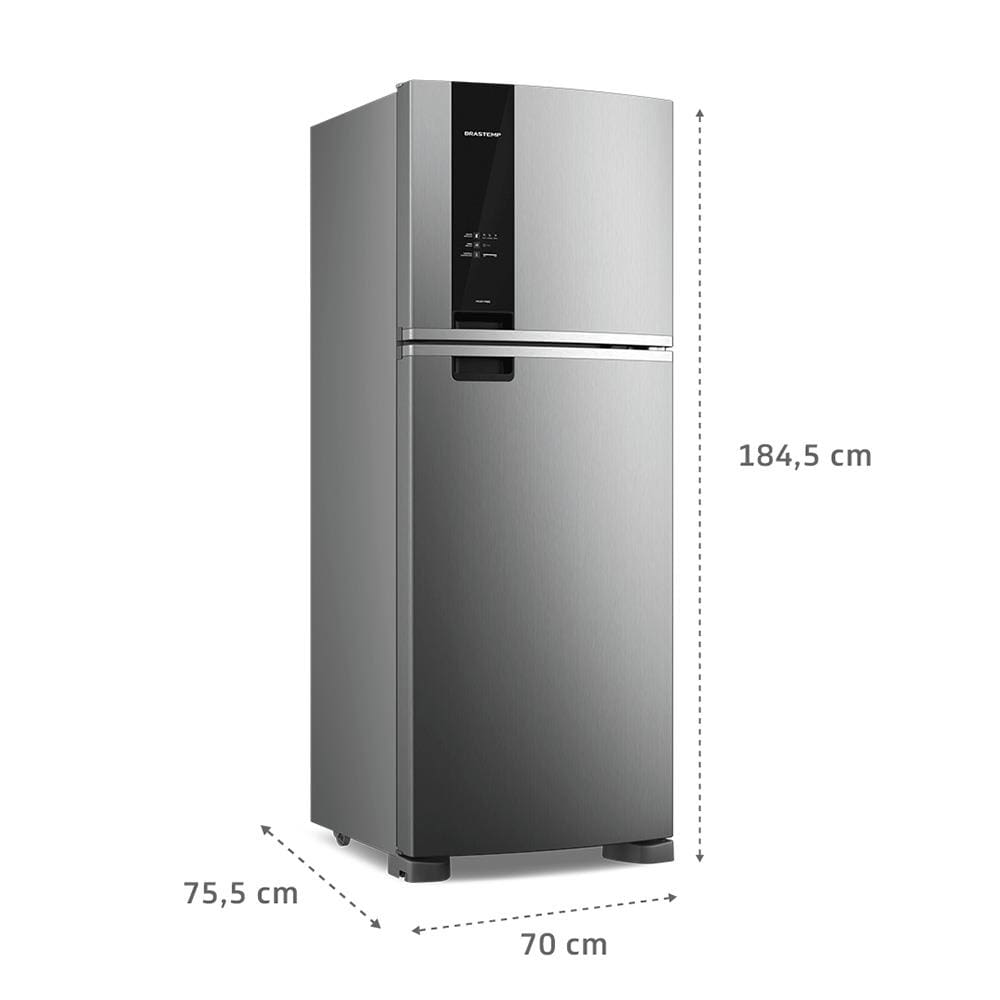 Geladeira Brastemp Duplex BRM55FK Frost Free com Painel Click