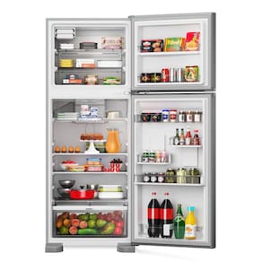 Geladeira Brastemp Duplex BRM55FK Frost Free com Painel Click Black e Turbo Freezer 463L – Inox