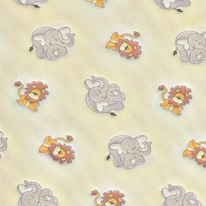 Colchão Infantil Probel Gold Am Animal Baby com Espuma D18 10x60x130cm - Amarelo - 2