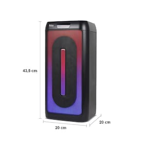 Caixa de Som Amplificada Philco PCX4501 com Bluetooth, Entrada USB e Flash Light - 350W