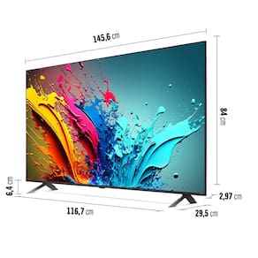 Smart TV LG 65" QNED 4K 65QNED85T com processador a8 AI 4K Ger6, Wi-Fi, Bluetooth, WebOS, 120Hz, ThinQ AI e Multi View
