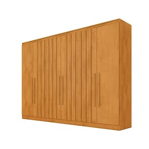 Guarda-Roupa Europa Mademarques Sicilia 6 Portas 4 Gavetas 15 prateleiras 210cm - Peroba - 1