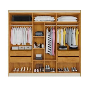 Guarda-Roupa Europa Mademarques Sicilia 6 Portas 4 Gavetas 15 prateleiras 210cm - Peroba - 2