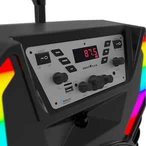 Caixa de Som Amplificada Britânia BCX12100 com Bluetooth e Display Digital - 700W