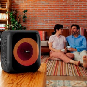 Caixa de Som Amplificada Philco Flash Light PCX4800, Bluetooth, Rádio FM, Entrada USB e Bateria interna - 380W RMS