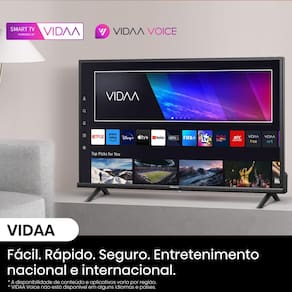 Smart TV 40" FHD Hisense 40A4N com DTS Virtual X, Game e Sports Mode, Controle por Voz, Share to TV e Compatível com Alexa