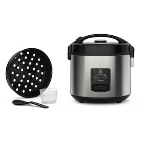 Panela Elétrica de Arroz Electrolux Efficient ERC20 por Rita Lobo com Trava de Segurança 3,5L – Inox e Preta