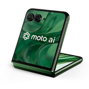 Smartphone Motorola Razr 50 Ultra 5G Forest Green 512GB, 12GB RAM + 12GB RAM Boost, Tela Dobrável 6,9" pOLED e Externa 4", Moto AI Câmera e IPX8