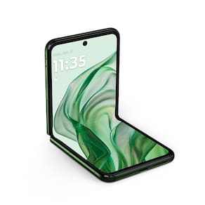 Smartphone Motorola Razr 50 Ultra 5G Forest Green 512GB, 12GB RAM + 12GB RAM Boost, Tela Dobrável 6,9" pOLED e Externa 4", Moto AI Câmera e IPX8