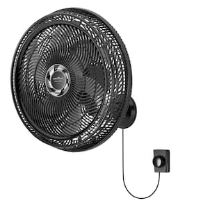 Ventilador de Parede Britânia BVT575 Maxx Force 47cm com 3 Velocidades, 6 Pás e 176W - Preto