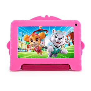 Tablet Infantil 7" Multilaser Patrulha Canina Skye NB422 com Controle Parental, Sistema operacional Android, Wi-Fi e Bluetooth – Preto e Rosa