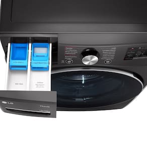 Lava e Seca LG 18Kg/10Kg com Inteligência Artificial AI DD™ e Wi-Fi WD18BV2S6B – Black Inox