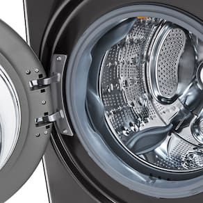 Lava e Seca LG 18Kg/10Kg com Inteligência Artificial AI DD™ e Wi-Fi WD18BV2S6B – Black Inox