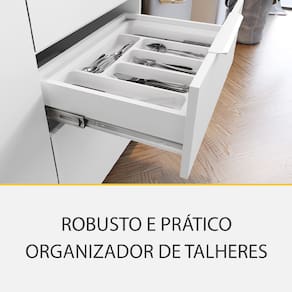 Cozinha Compacta Nesher Marquesa com 4 Portas, 4 Gavetas e 3 Prateleiras – 200 cm de Largura