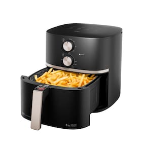 Fritadeira Elétrica Sem Óleo Air Fryer WAP Grand Family 5,2 litros – Preto