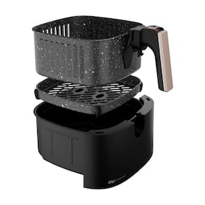 Fritadeira Elétrica Sem Óleo Air Fryer WAP Grand Family 5,2 litros – Preto