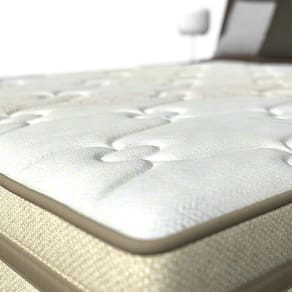 Colchão de Solteiro Probel Arezzo com Pillow Euro e Molas Ensacadas Individualmente 26x188x88cm – Bege e Branco - 1