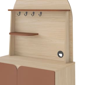 Cantinho do Café Artely Viena com 2 portas e 3 prateleiras – 80cm de largura