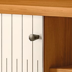 Rack Suspenso Madetec Algarve com 183cm de Largura, Ideal para TV até 75” - Cinamomo/Off White - 3