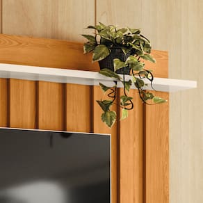Bancada Suspensa Madetec Imola com 206,7 cm de Largura, Ideal para TV 75" - Cinamomo/Off White - 3