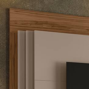 Estante Home Theater Madetec Daytona Ideal para TVs de até 65 Polegadas - 183cm de largura - Fendi e Naturale - 3