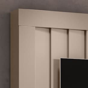Estante Home Theater Madetec Le Mans Ideal para TVs de até 70 Polegadas - 242,5cm de largura - Fendi e Naturale - 3