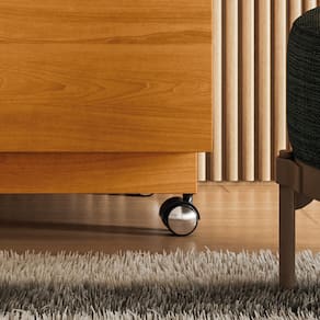 Estante Home Theater Madetec New Apolo para TV de até 75” - Cinamomo/Off White - 2