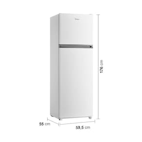 Geladeira Midea Cycle Defrost Duplex MD-RT411FGF01 Branca - 294L