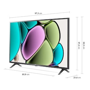 Smart TV 43" LG Full HD 43LR6700 com Processador a5 Ger6 AI, Alexa integrada, LG Channels, webOS 23 compatível com Controle Smart Magic