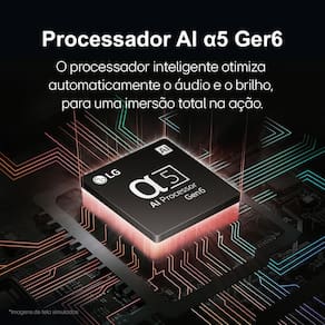 Smart TV 43" LG Full HD 43LR6700 com Processador a5 Ger6 AI, Alexa integrada, LG Channels, webOS 23 compatível com Controle Smart Magic