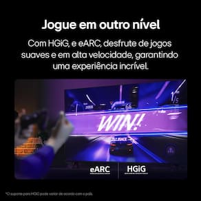 Smart TV 43" LG Full HD 43LR6700 com Processador a5 Ger6 AI, Alexa integrada, LG Channels, webOS 23 compatível com Controle Smart Magic