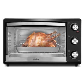 Forno Elétrico Philco PFE44P 44L com Botão Timer de 60 minutos e Dupla resistência – Preto