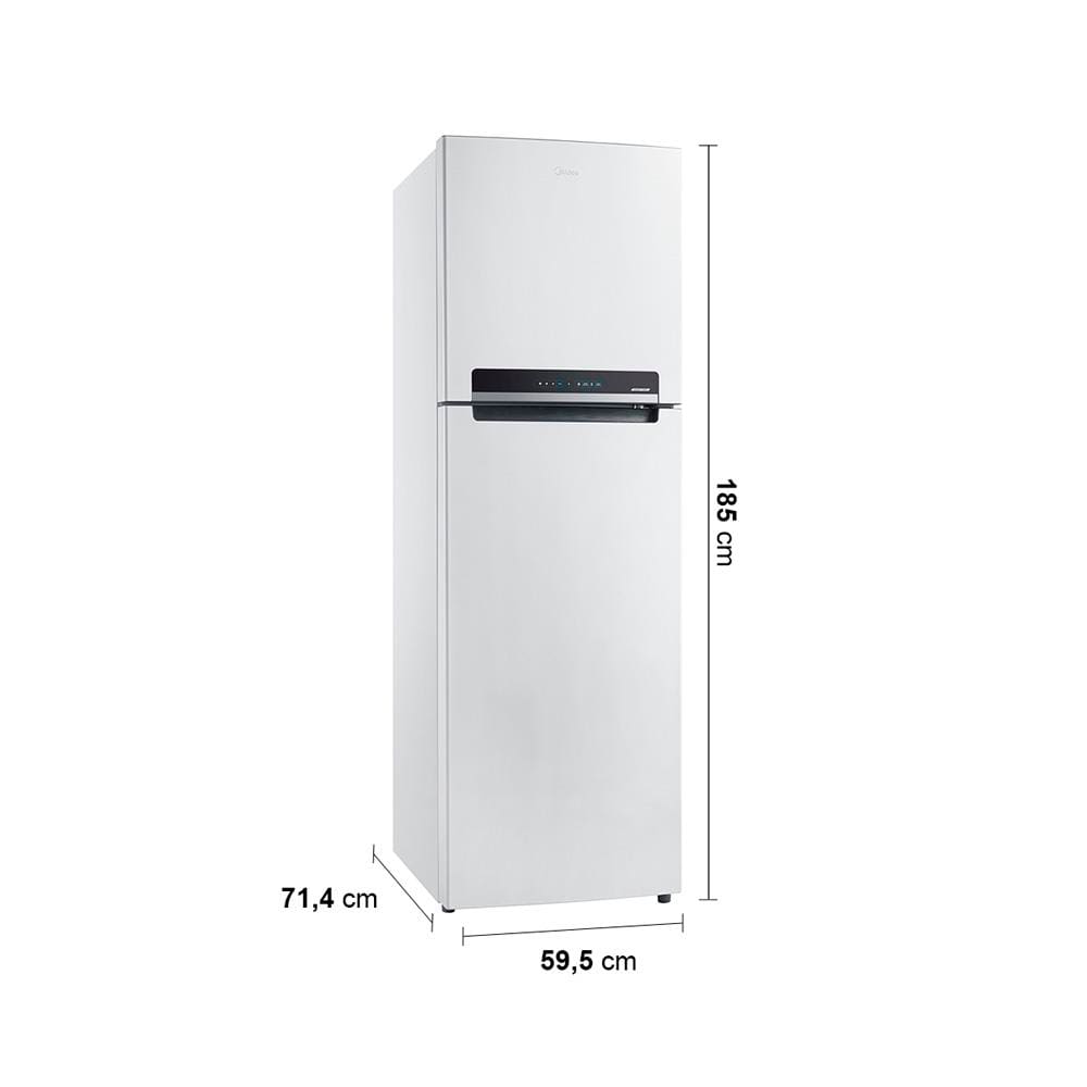 Geladeira Midea Duplex MD-RT572EVD011 Frost Free Branca com Painel