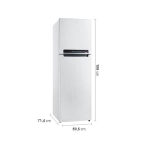 Geladeira Midea Duplex MD-RT572EVD011 Frost Free Branca com Painel Touch e Turbo Freezer – 425 litros