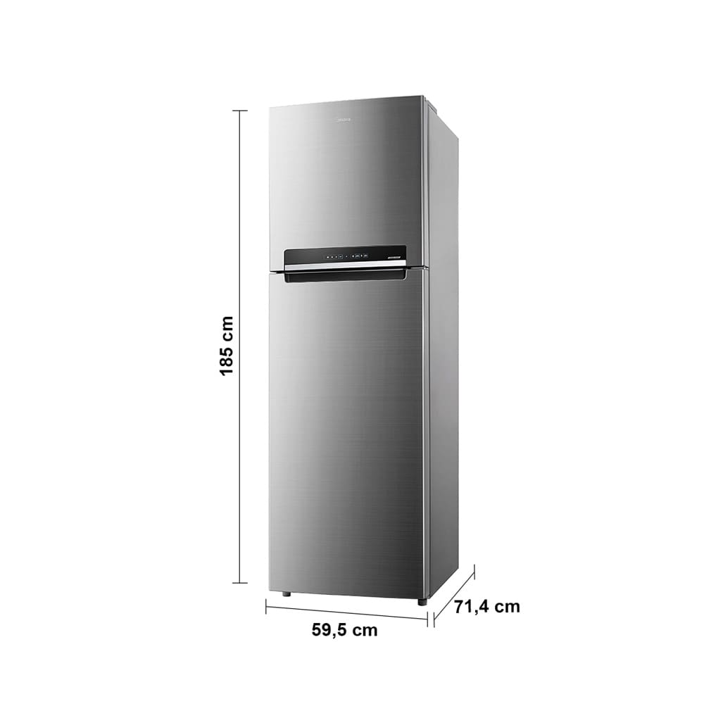Geladeira Midea Duplex MD-RT572EVD461 Frost Free Inox com Painel