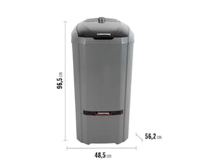 Tanquinho de Roupas 15kg Colormaq LCS15 Semiautomático com 8 Programas de Lavagem – Prata