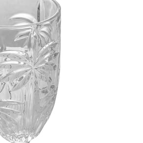 Conjunto de Taças para Água Wolff Palm Tree em Cristal 400ml – 6 Peças - CJ 6 TACAS DE CRISTAL PALM TREE 450ML WOLFF - 2