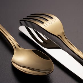 Faqueiro Wolff Avalon em Aço Inox Dourado – 30 Peças - FAQUEIRO AVALON ACO INOX 30 PCS DOURADO WOLFF - 2