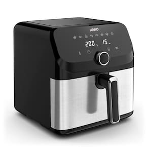 Fritadeira Elétrica Sem Óleo Air Fryer Arno AFD7 7,5L Mega Digital – Inox/Preta