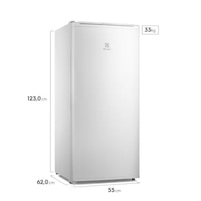 Freezer Vertical Electrolux FEI19 Cycle Defrost Inverter com 1 Porta reversível, Pés Niveladores - 162 litros