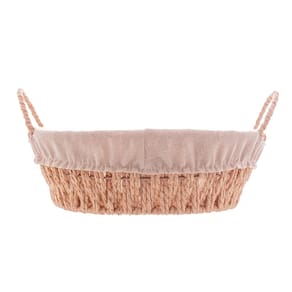 Cesta Redonda em Papel Wolff com Forro em Tecido e Alça - 12x24cm (AxP) - 1