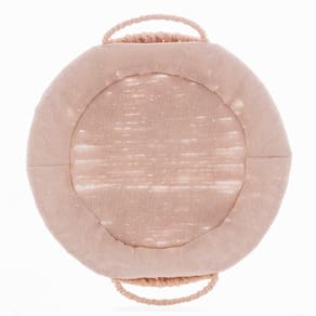 Cesta Redonda em Papel Wolff com Forro em Tecido e Alça - 12x24cm (AxP) - 2