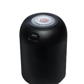 Bomba Elétrica para Galão de Água Lyor em Aço Inox e Plástico - Branco e Preto - BOMBA ELETRICA 15,5CMX7CMX11,5CM LYOR - 2